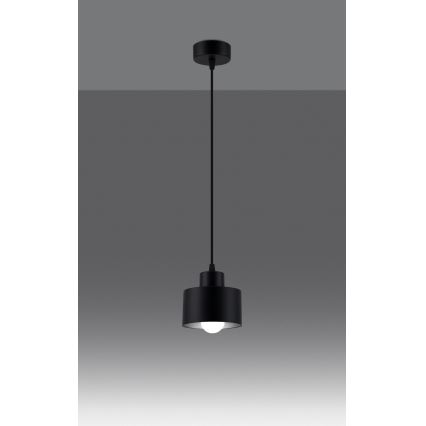 Hängeleuchte an Schnur SAVAR 1xE27/60W/230V schwarz