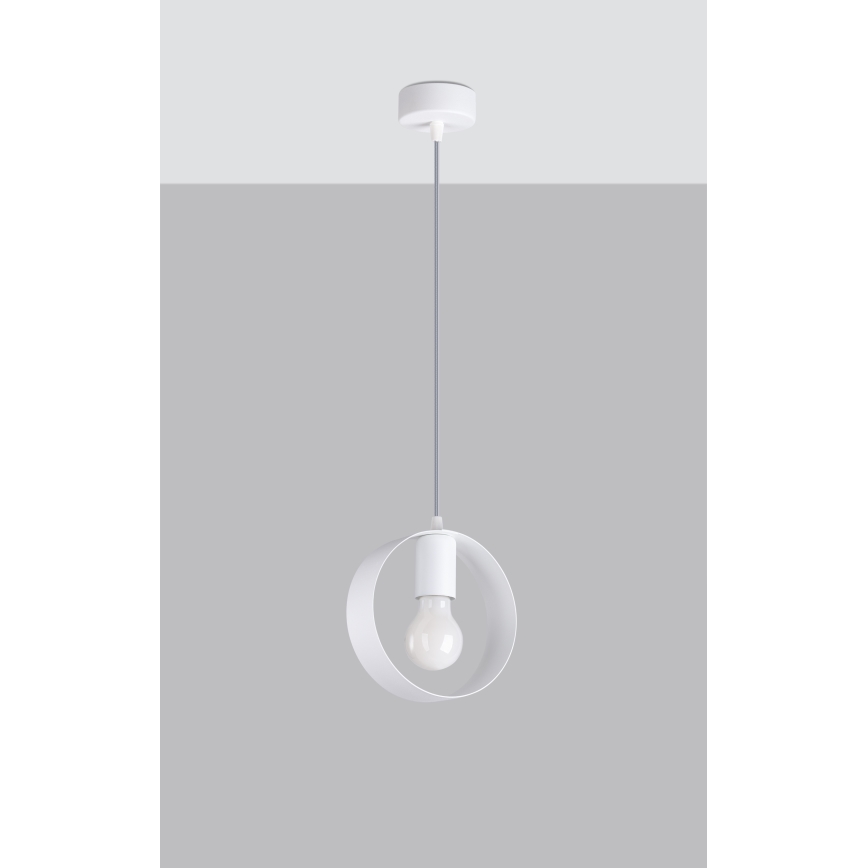 Deckenleuchte an Kabel TITRAN 1xE27/60W/230V Weiß