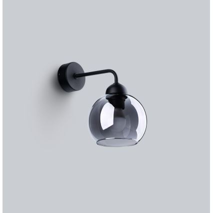 Wandleuchte ALINO 1xE27/60W/230V schwarz