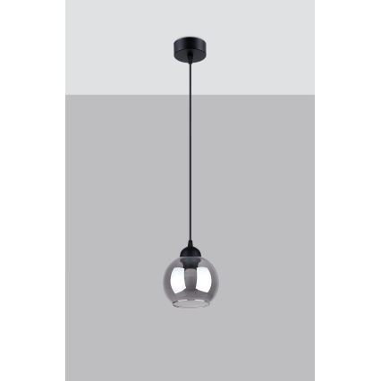 Deckenleuchte an Kabel ALINO 1xE27/60W/230V schwarz