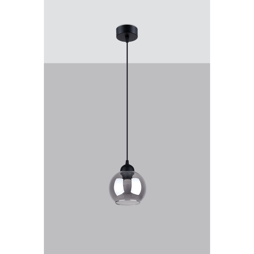 Deckenleuchte an Kabel ALINO 1xE27/60W/230V schwarz