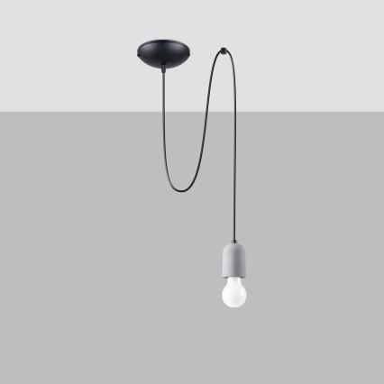 Hängeleuchte NESO 1xE27/15W/230V Spinne Beton