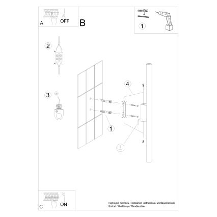 Wandleuchte PASTELO 2xG9/8W/230V weiß