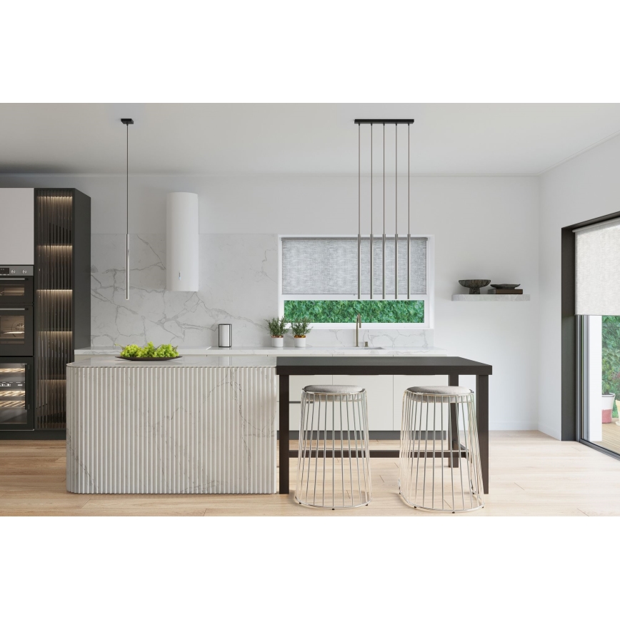 Hängeleuchte PASTELO 1xG9/8W/230V glänzendes Chrom