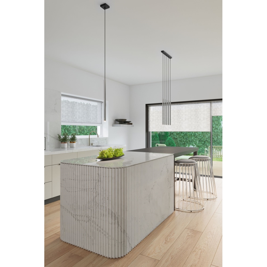 Hängeleuchte PASTELO 1xG9/8W/230V glänzendes Chrom