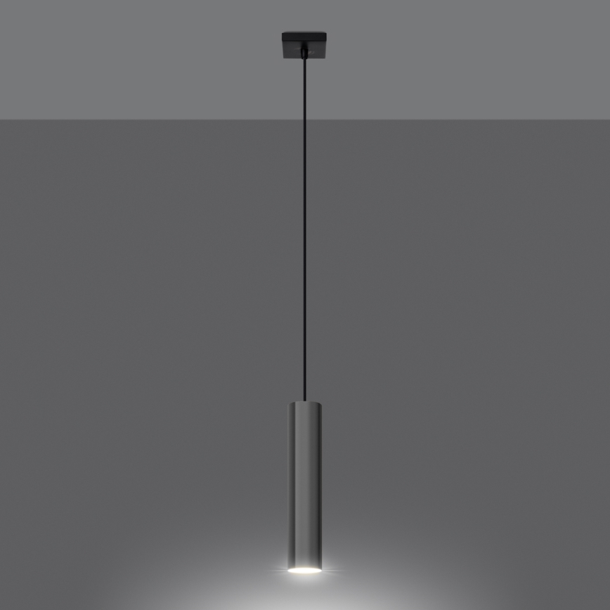 Hängeleuchte LAGOS 1xGU10/10W/230V glänzendes Chrom