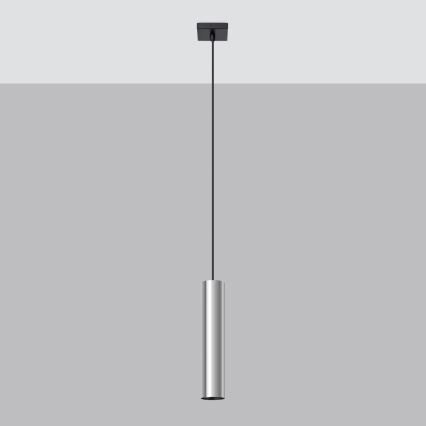 Hängeleuchte LAGOS 1xGU10/10W/230V glänzendes Chrom