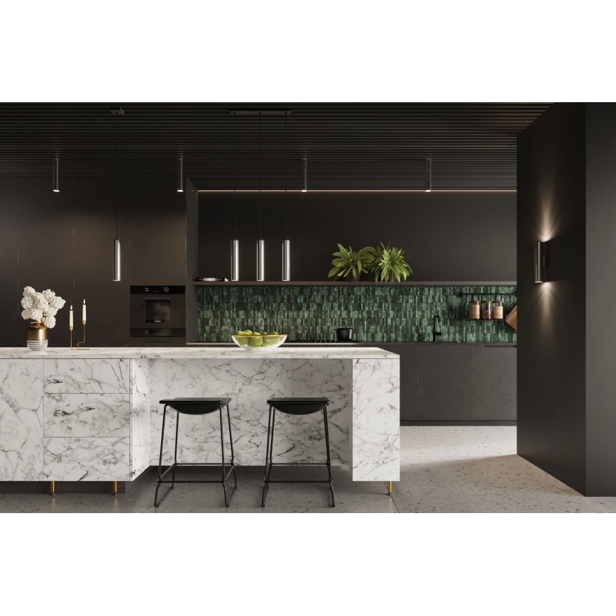 Hängeleuchte LAGOS 1xGU10/10W/230V glänzendes Chrom