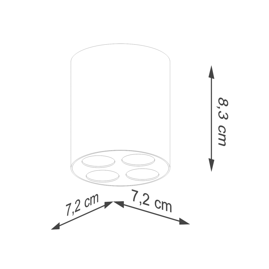 LED-Strahler ZOE LED/9W/230V schwarz