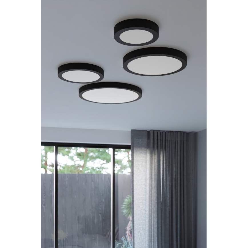LED-Deckenleuchte ONYX LED/32W/230V Ø 40 cm schwarz