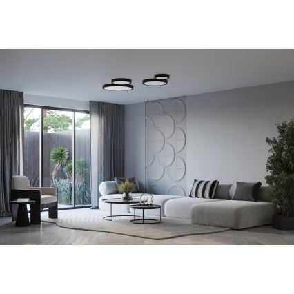 LED-Deckenleuchte ONYX LED/32W/230V Ø 40 cm schwarz