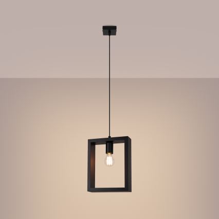 Hängeleuchte ARIES 1xE27/15W/230V Buche/Wenge