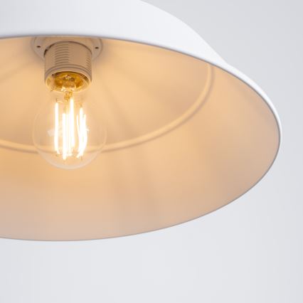Hängeleuchte FANO 1xE27/15W/230V d 34 cm weiß