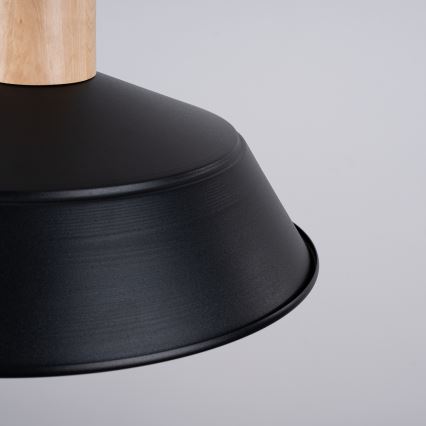 Hängeleuchte FANO 1xE27/15W/230V d 34 cm schwarz