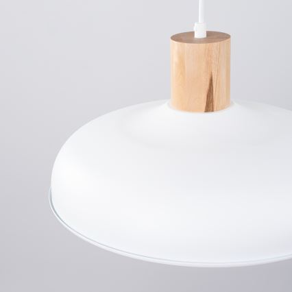 Hängeleuchte INDY 1xE27/15W/230V d 38 cm weiß