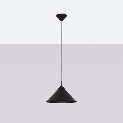 Hängeleuchte ZUMA 1xE27/15W/230V d 30 cm schwarz