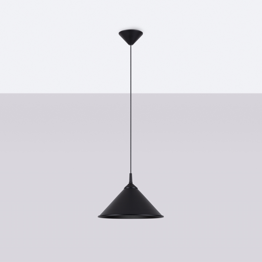 Hängeleuchte ZUMA 1xE27/15W/230V d 30 cm schwarz