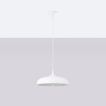 Hängeleuchte GINA 1xE27/15W/230V d 38 cm weiß