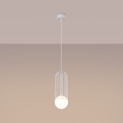 Hängeleuchte an Schnur BRINA 1xG9/8W/230V weiß