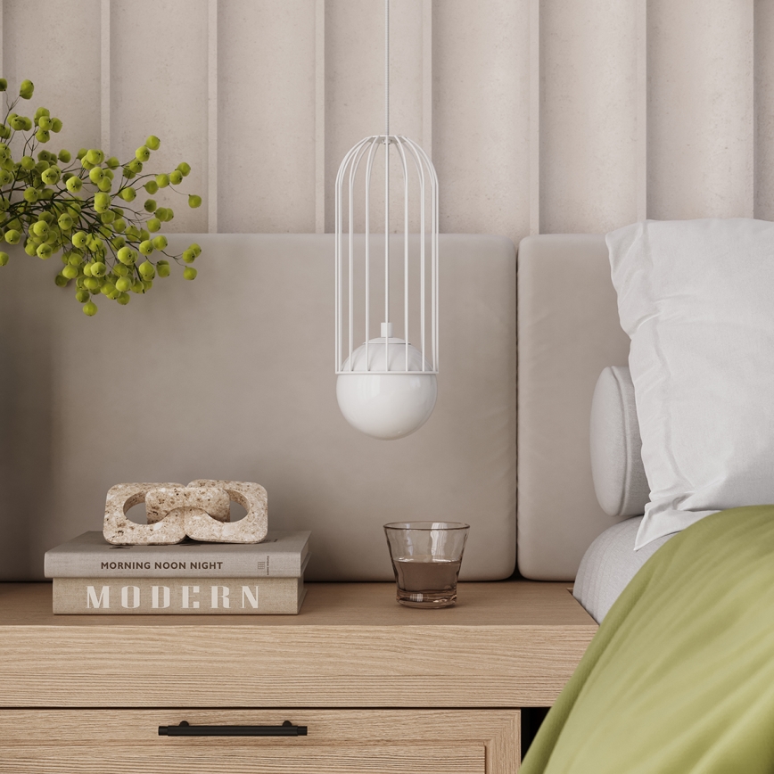 Hängeleuchte an Schnur BRINA 1xG9/8W/230V weiß