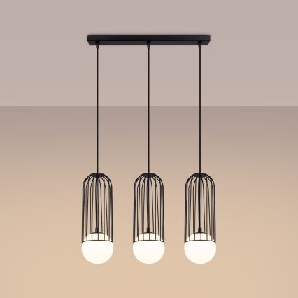 Hängeleuchte an Schnur BRINA 3xG9/8W/230V schwarz