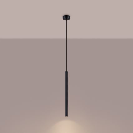 Hängeleuchte an Schnur ARCHE 1xG9/8W/230V schwarz