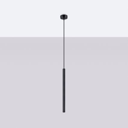 Hängeleuchte an Schnur ARCHE 1xG9/8W/230V schwarz