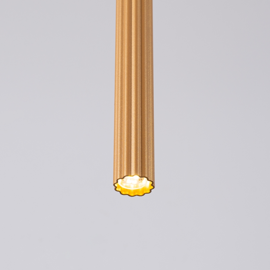Hängeleuchte an Schnur ARCHE 1xG9/8W/230V golden