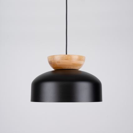 Hängeleuchte MARION 1xE27/15W/230V d 29,5 cm schwarz