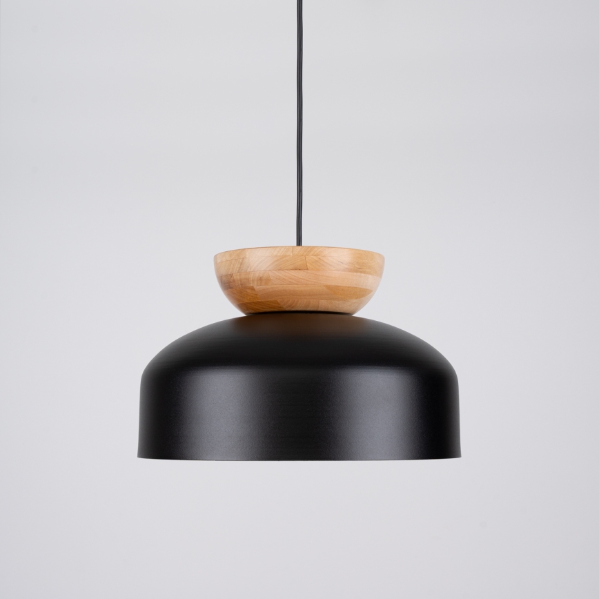 Hängeleuchte MARION 1xE27/15W/230V d 29,5 cm schwarz