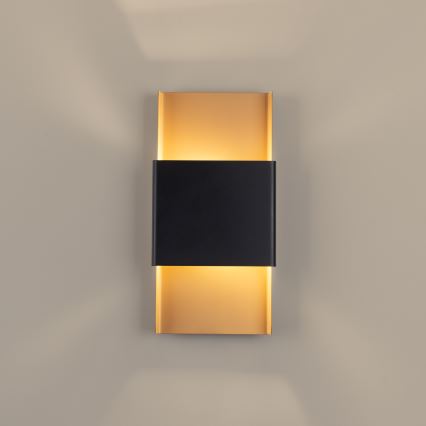 Wandleuchte DURLIN 2xG9/8W/230V golden/schwarz