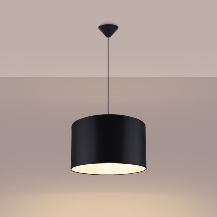 Hängeleuchte an Schnur NOVA 1xE27/15W/230V d 40 cm schwarz