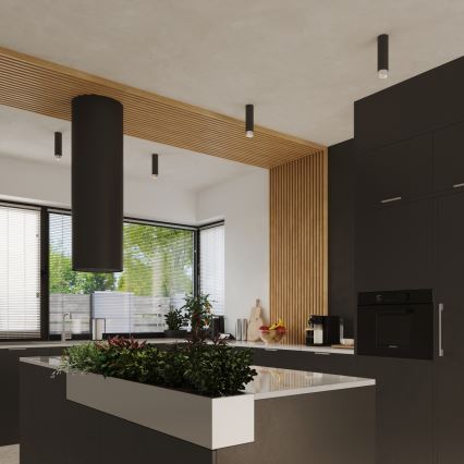 Strahler NERO 1xGU10/10W/230V 22,5 cm schwarz/glänzendes Chrom