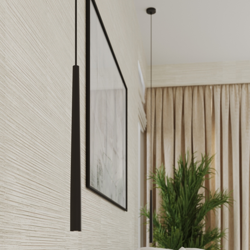 Hängeleuchte BLISS 1xG9/8W/230V schwarz