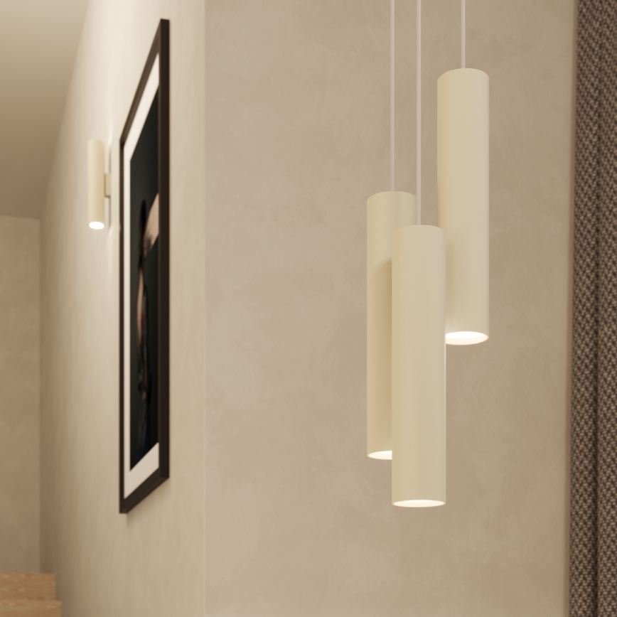 Wandleuchte LAGOS 2xGU10/10W/230V cremefarben