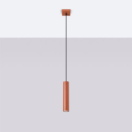 Hängeleuchte LAGOS 1xGU10/10W/230V rot