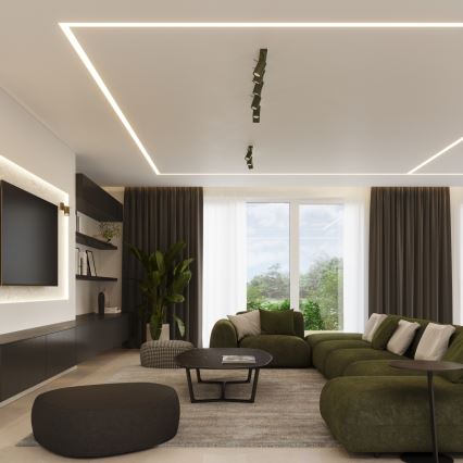 Strahler RING 3xGU10/10W/230V grün