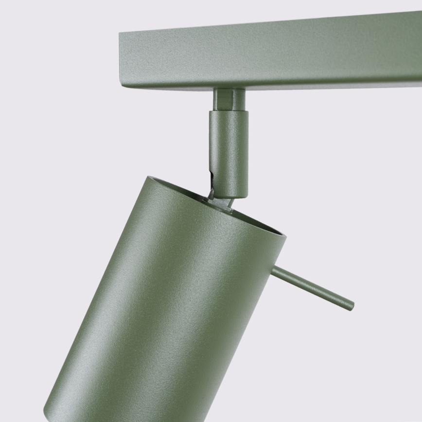 Strahler RING 6xGU10/10W/230V grün