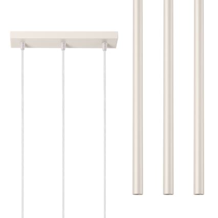 Hängeleuchte PASTELO 3xG9/8W/230V cremefarben