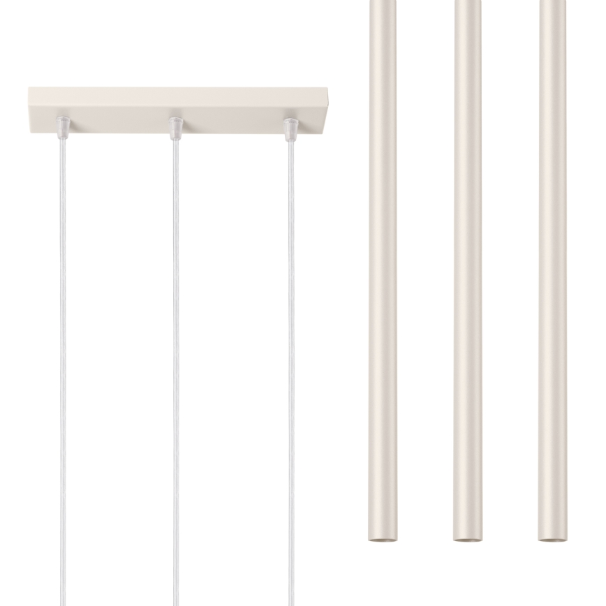 Hängeleuchte PASTELO 3xG9/8W/230V cremefarben