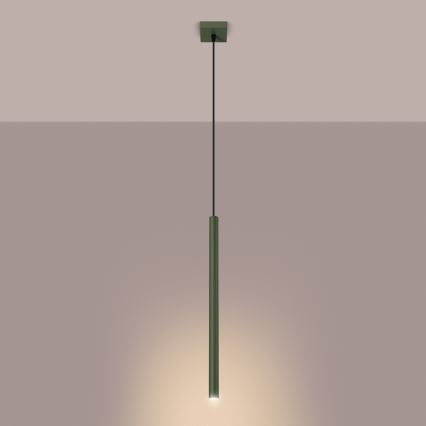Hängeleuchte PASTELO 1xG9/8W/230V grün