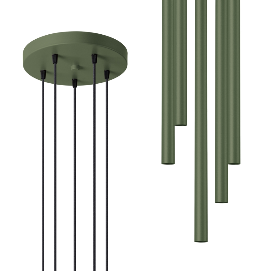 Hängeleuchte PASTELO 5xG9/8W/230V grün
