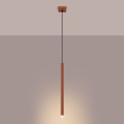 Hängeleuchte PASTELO 1xG9/8W/230V rot