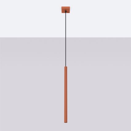 Hängeleuchte PASTELO 1xG9/8W/230V rot