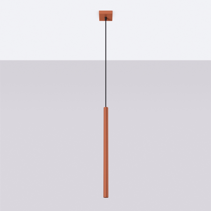 Hängeleuchte PASTELO 1xG9/8W/230V rot