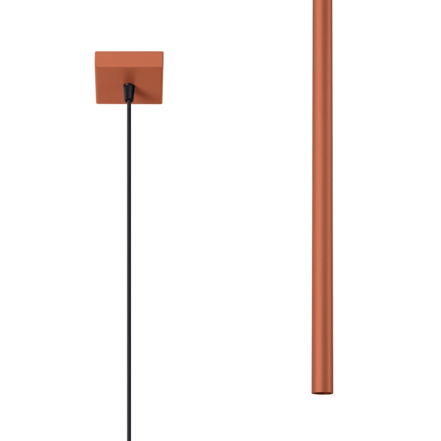 Hängeleuchte PASTELO 1xG9/8W/230V rot