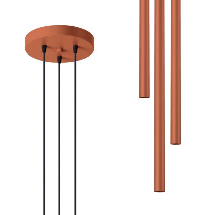 Hängeleuchte PASTELO 3xG9/8W/230V rot