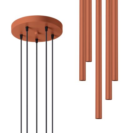 Hängeleuchte PASTELO 5xG9/8W/230V rot