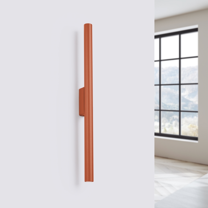 Wandleuchte PASTELO 2xG9/8W/230V rot