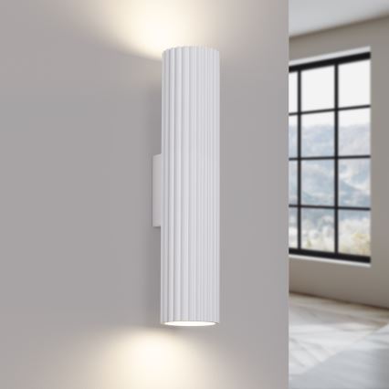 Wandleuchte KARBON 2xGU10/10W/230V weiß